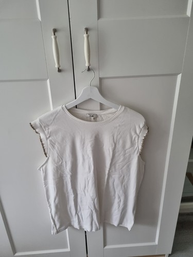 Shirt mit perlenfransen - t-shirt,