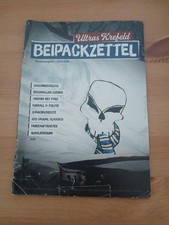 Beipackzettel 2017/2018 Fanzine - Ultras Krefeld KFC Uerdingen 05