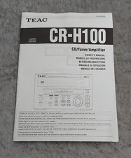TEAC CR-H 100 Anleitung 