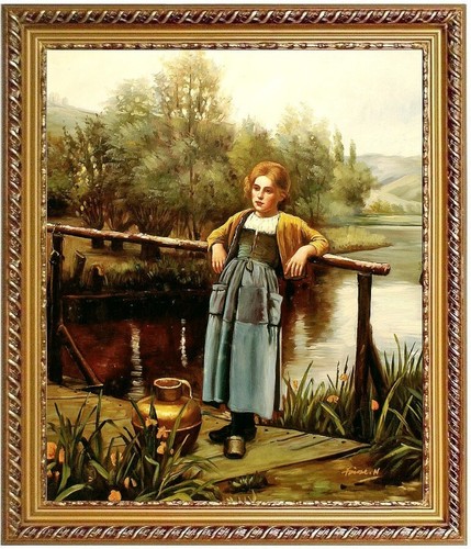ölbild bauersfrau maria - Ölbild,