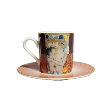Goebel Artis Orbis - Gustav Klimt Espressotasse und Untertasse Three Ages Of Woman 