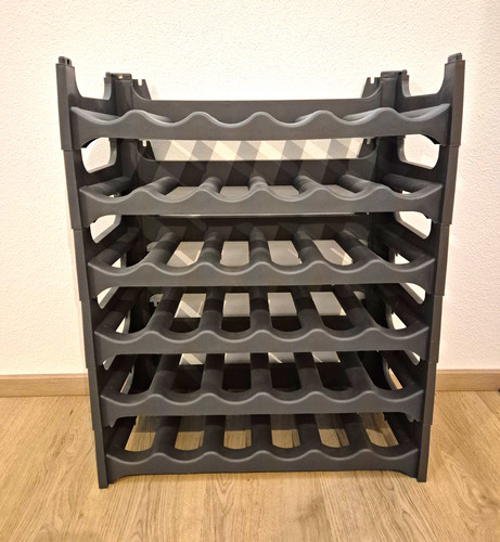 Stapelbares weinregal aus - stapelbares,