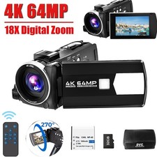 Videokamera 64mp camcorder - 4k,