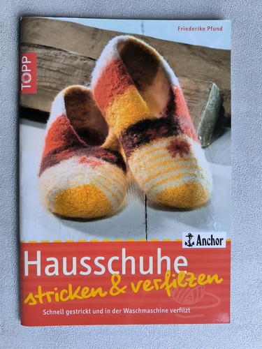 Hausschuhe stricken - , &