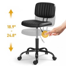 Rollhocker Hocker mit Lehne