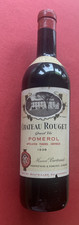 Pomerol Grand Vin 1938 Chateau Rouget M. Bertrand Bordeaux Rot-Sammlerwein, neu