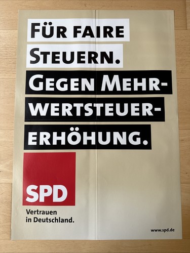 Spd wahlplakat bundestagswahl - spd,