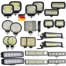 2X Auto LED Arbeitsscheinwerfer Light Offroad Flutlicht Strahler 12V 24V LKW DE