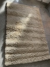 Casa Nova Shaggy Flex Hochflorteppich Teppich Langflorteppich Creme 133x200cm