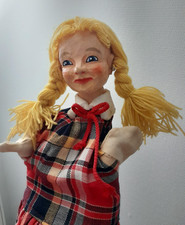 Der Hohnsteiner Kasper ***  Mädchen, 9 cm Kopf  ***