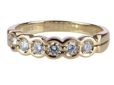 14K 585 Yellow Gold 0.42ct
