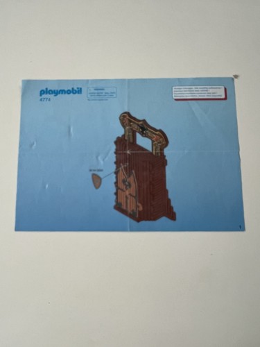 Playmobil bauanleitung 4774 - playmobil,