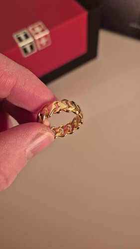 Cuban ring sterling silver - cuban,