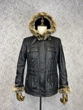 Belstaff Wachsjacke Mit Fell