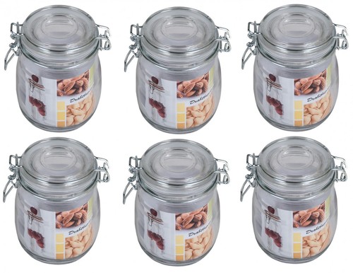 Drahtbügelglas 7 liter - 6x,