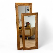 Teakholz Spiegel - Anlehnen