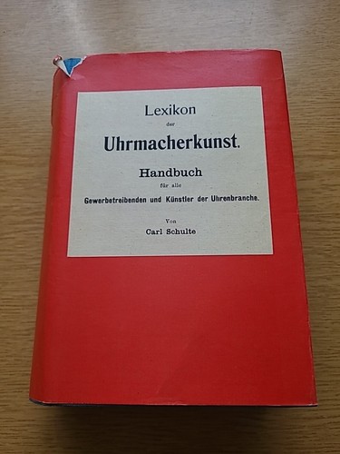 Lexikon der uhrmacherkunst - lexikon,