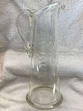 Art Deco Glas Wein Krug Kanne