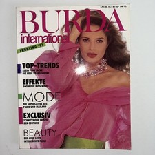 BURDA  INTERNATIONAL  Mode Frühling 1991 mit Schnittmuster 