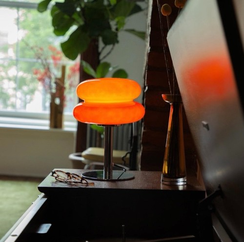 Glas lampe bauhaus warm led - glas,