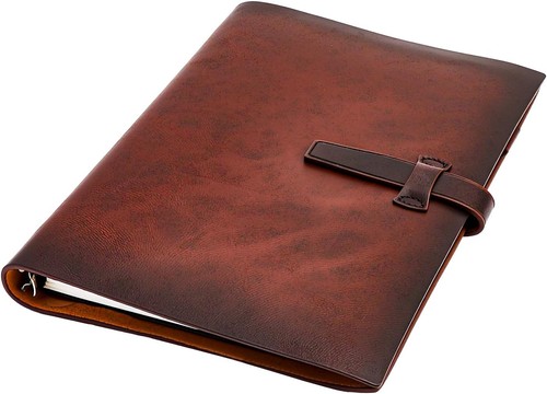 Ringbuch notizbuch leder - ringbuch, a5,