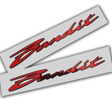 Bandit Rote Chrom Auf Schwarz