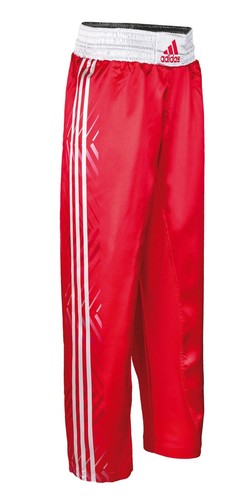 Adidas kickbox hose - adidas, rot/weiß