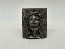 Peltro Zinnrelief Christuskopf