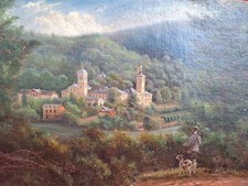 schönes , sehr altes Gemälde