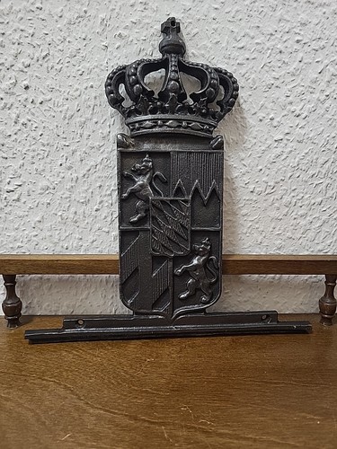 Altes bayrisches grenzschild - altes,