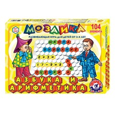 Mosaik-Spiel kyrillisches ABC