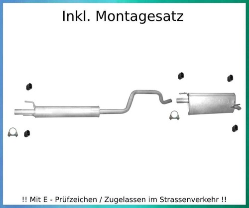 Auspuffanlage opel meriva - opel, a