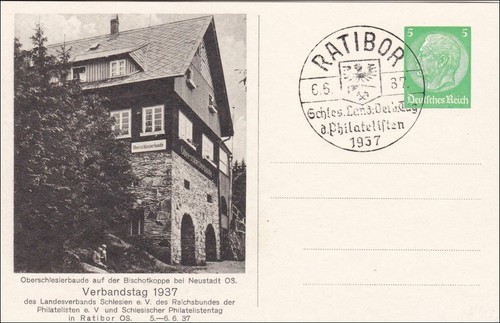 Ganzsache 1937 verbandstag - ganzsache:,