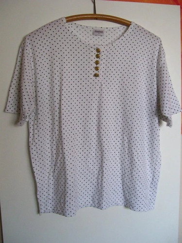Weißes shirt mit punkten - shirt,