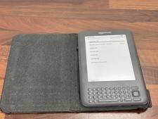 ? Amazon Kindle Keyboard 3. Generation – defekter Akku, mit Amazon Cover