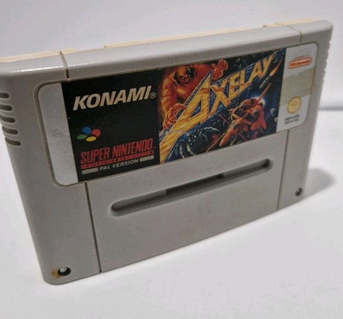 Axelay snes super - axelay,