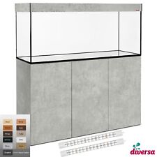 (1290,00€/Stk.) diversa Aquarium -Kombi Aquatic 150x50x60cm 450L inkl. 2x LED