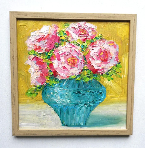 Stillleben rosen öl gemälde - rosen,