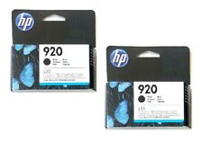 2 x Original Tinte Nr. 920 BLACK HP Officejet 6000 6500A Plus 7000 7500 CD971A