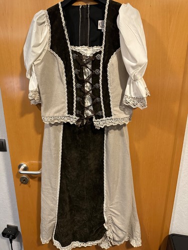 Dirndl leinen country styl - dirndl,