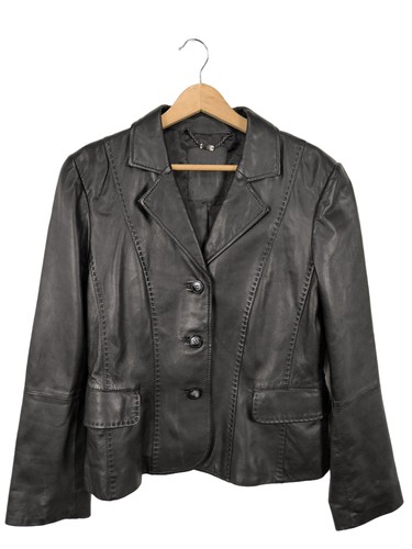 Oliver leder blazer damen - s.oliver, leder-blazer
