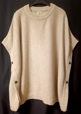 Cape Strickponcho 30% Wolle