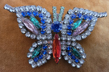 Brosche im Schmetterling