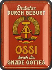 Retro Blechschild, DDR