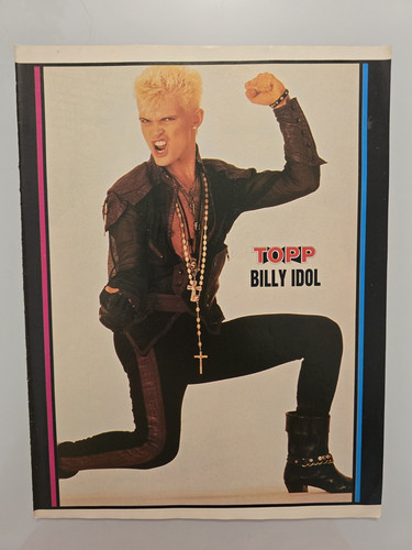 Billy idol very rare poster - billy,