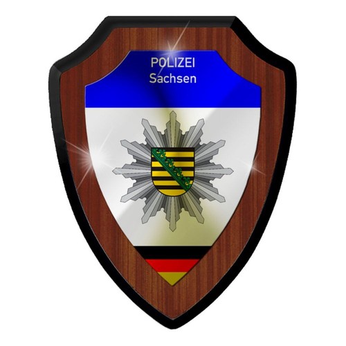 Wappenschild polizei sachsen - wappenschild,