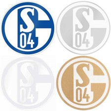 FC Schalke 04 Aufkleber Signum 8cm S04 Logo Autoaufkleber FC Schalke Fanartikel