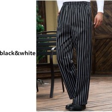 Herren Gestreift Hose Gerade Hose Locker Hundezahn Baumwollgemisch