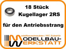 KUGELLAGER-SET Kyosho Inferno MP777 MP7.5 ST-RR ST-R VE GT 18 Stück bearing set