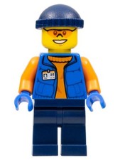 LEGO® Minifigur cty0496 - Arctic Research Assistant - City 60035 60036